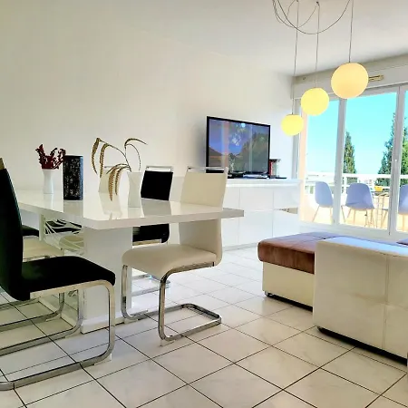 Appart Luxueux 3 Pieces, Piscine, Mer, Terrasse Appartement Cannes